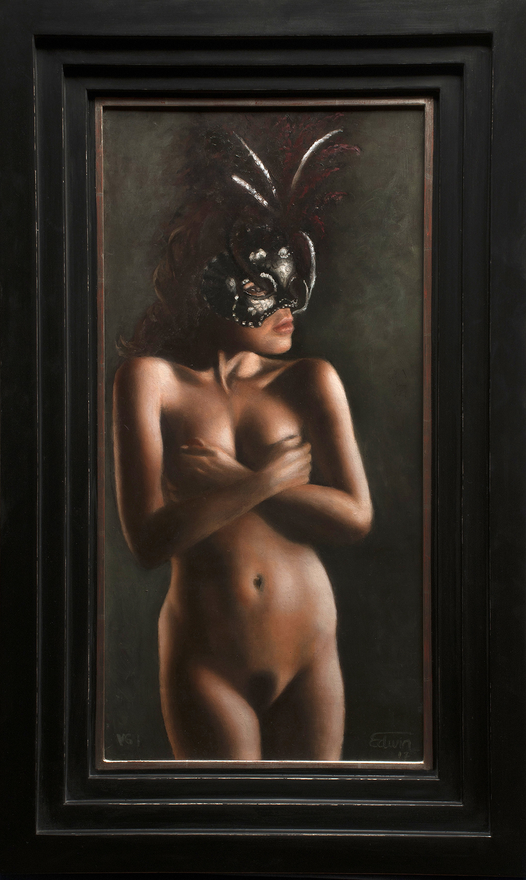 nude art, painting female nude, Venice Girl I