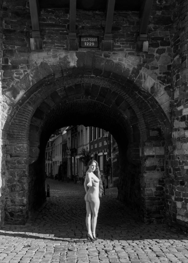 female nude, photography, Sensual in the City Maastricht Gate to Hell