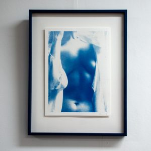 erotic art cyanotype blueprint sensual sexy nude sweet desire