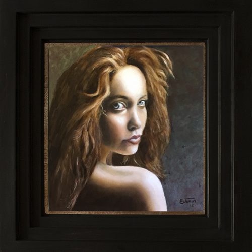 The Girl with the Mysterious Eyes: SOLD