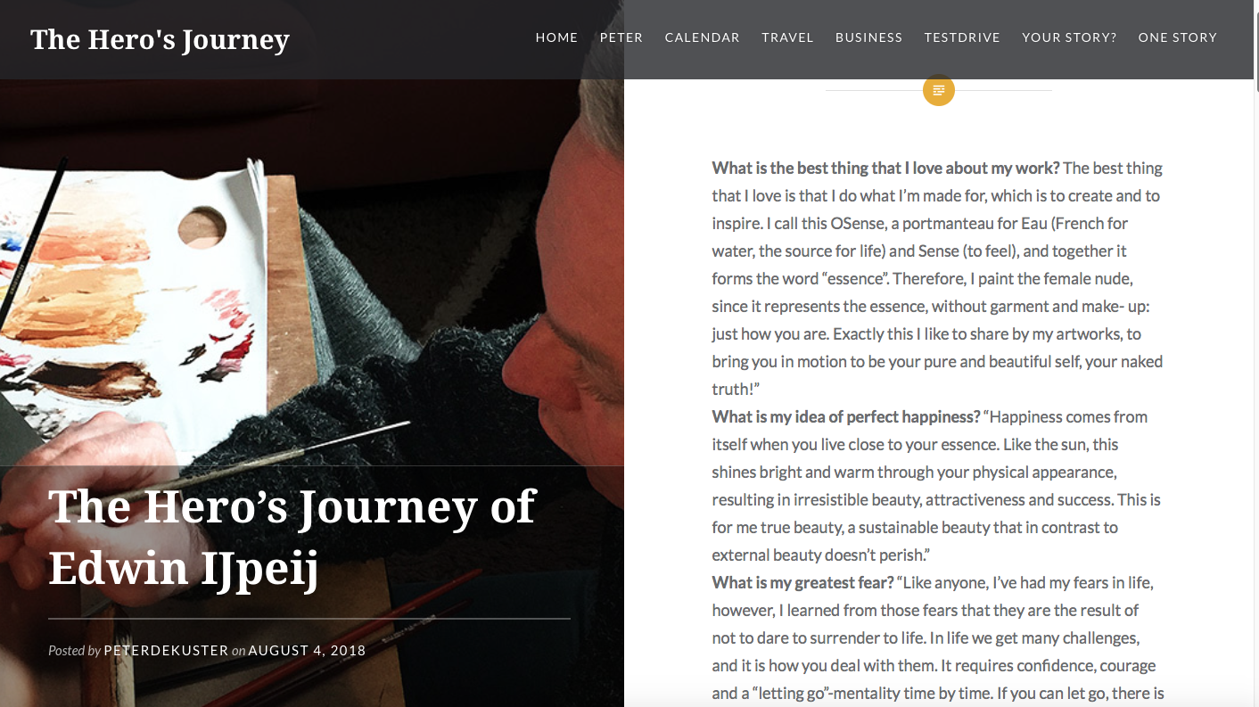 The Hero's Journey Edwin IJpeij