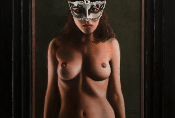 nude art, painting female nude, Venice Girl II