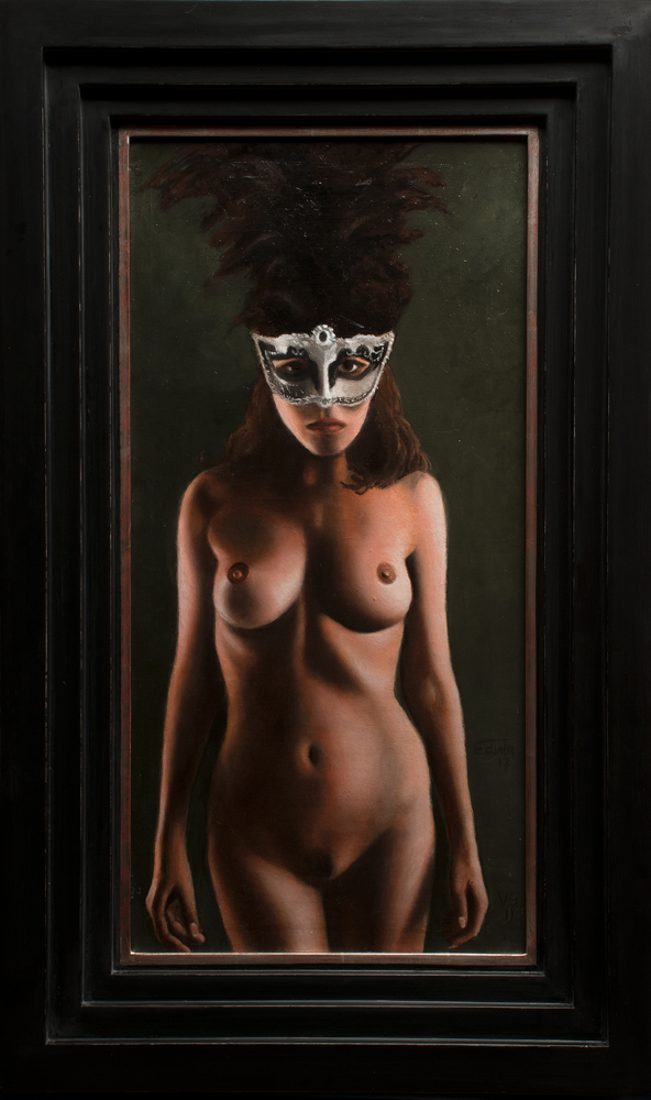 nude art, painting female nude, Venice Girl II