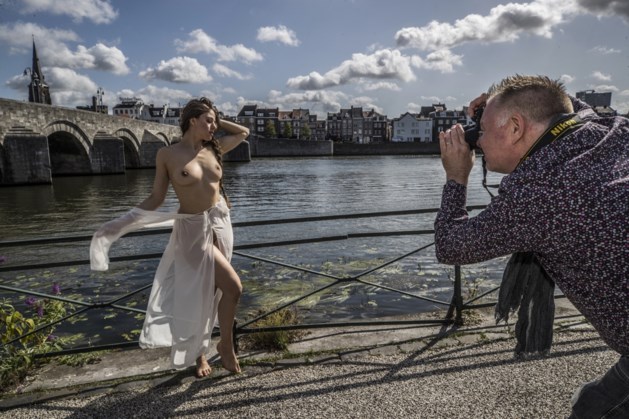 erotic nude art photography project sensual in the city Maastricht