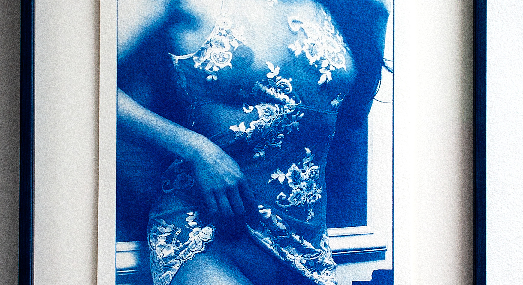 Cyanotype shades of bleu collection erotic art